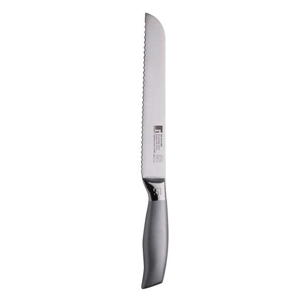 BERGNER UNIBLADE STAINLESS STEEL BREAD KNIFE 20 CM, SILVER COLOR