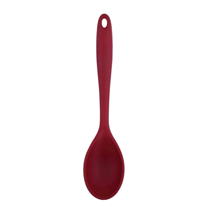 BERGNER BAKE A WISH SILICONE SPATULA SPOON 27.5 CM, RED COLOR