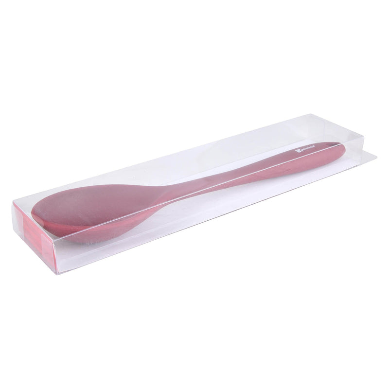 BERGNER BAKE A WISH SILICONE SPATULA SPOON 27.5 CM, RED COLOR