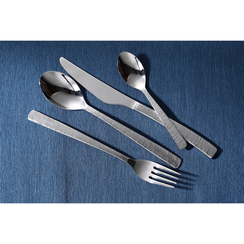 BERGNER LYONE 24 PIECE STAINLESS STEEL CUTLERY SET, STAINLESS STEEL COLOR