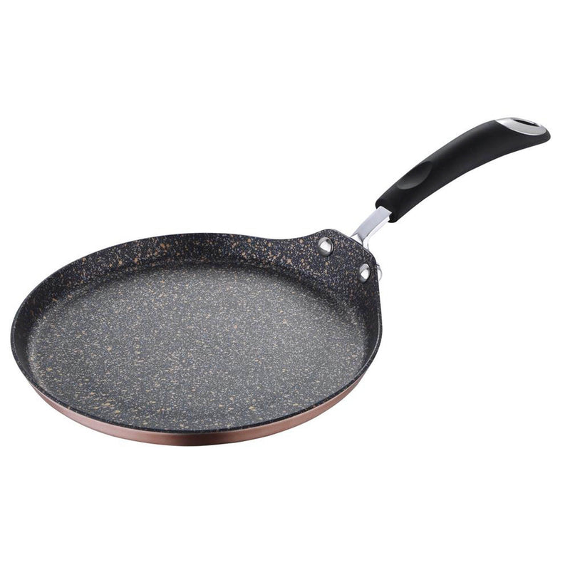 BERGNER PANDORA FORGED ALUMINUM INDUCTION BOTTOM NON-STICK PANCAKE PAN 24 CM, COPPER COLOR