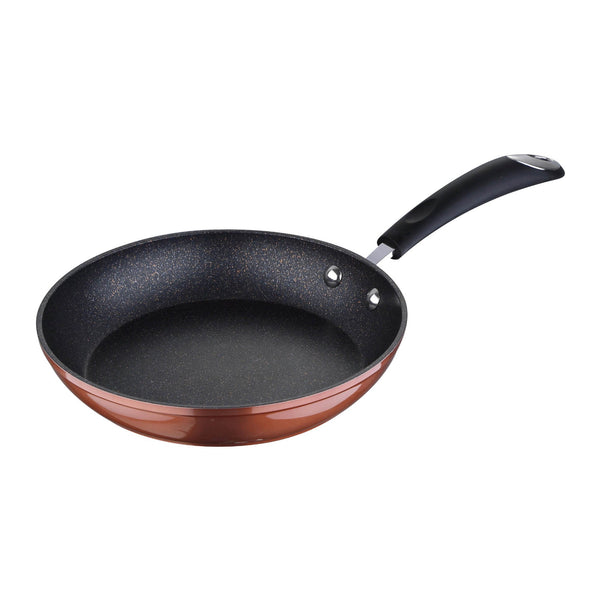 BERGNER PANDORA FORGED ALUMINUM INDUCTION BOTTOM NON-STICK FRYPAN 22X4.5 CM, COPPER COLOR