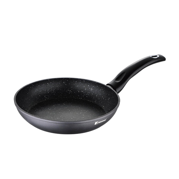 BERGNER ORION FORGED ALUMINUM INDUCTION BOTTOM NON-STICK FRYPAN 24X4.7 CM, BLACK COLOR