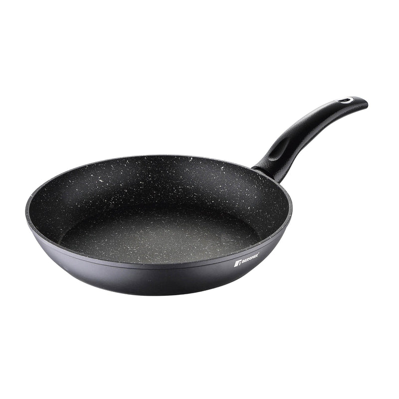 BERGNER ORION FORGED ALUMINUM INDUCTION BOTTOM NON-STICK FRYPAN 26X5 CM, BLACK COLOR