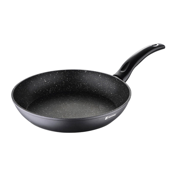 BERGNER ORION FORGED ALUMINUM INDUCTION BOTTOM NON-STICK FRYPAN 28X5.2 CM, BLACK COLOR