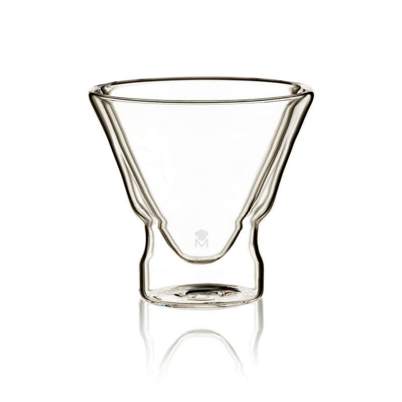 MASTERPRO MIXOLOGY 2 PIECE DOUBLE WALL COCKTAIL GLASS SET 23 CL