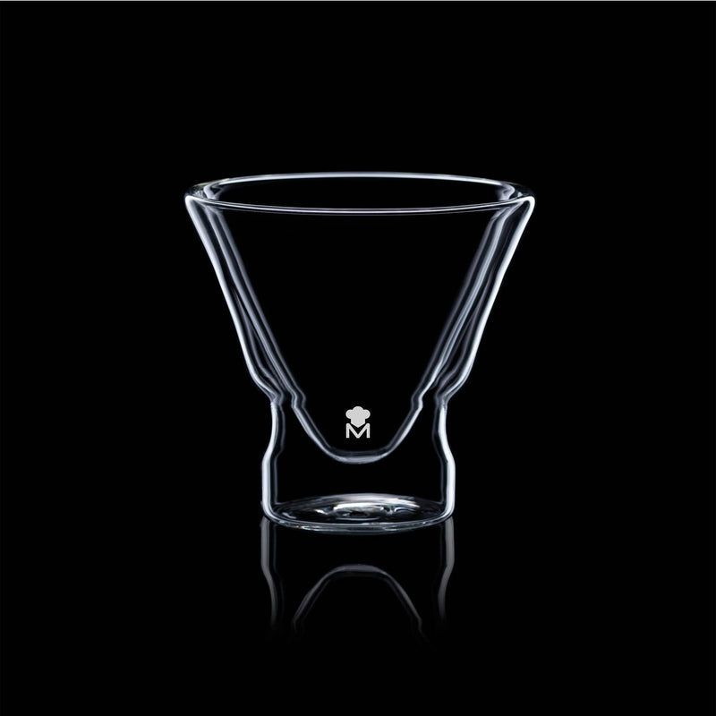 MASTERPRO MIXOLOGY 2 PIECE DOUBLE WALL COCKTAIL GLASS SET 23 CL