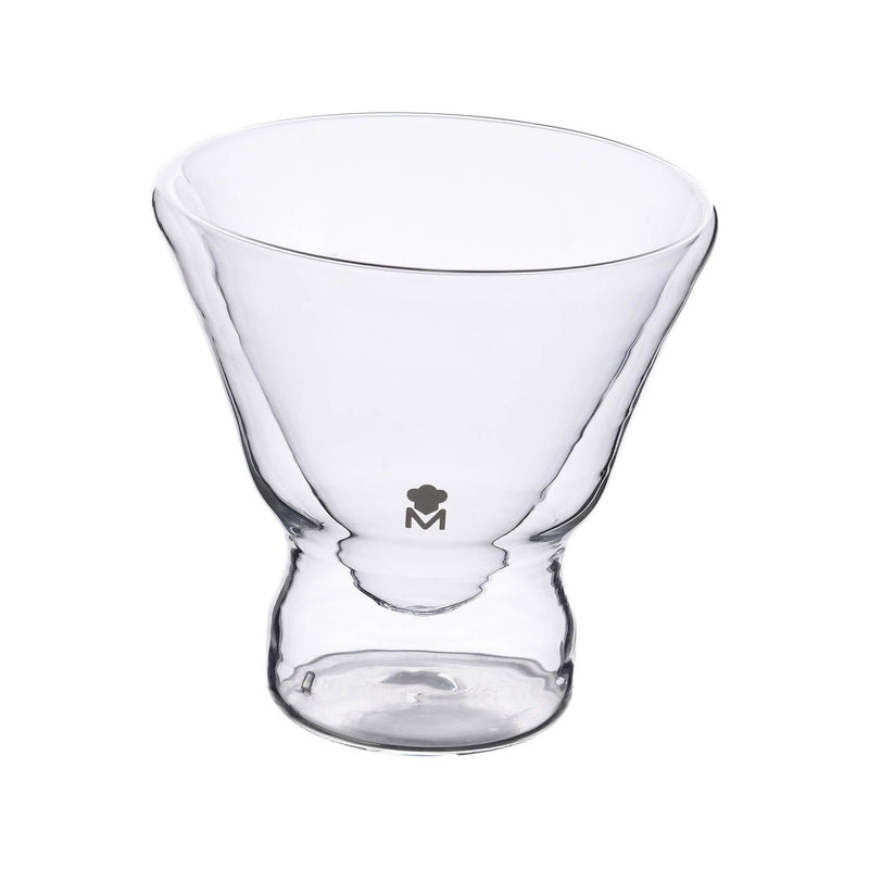 MASTERPRO MIXOLOGY 2 PIECE DOUBLE WALL COCKTAIL GLASS SET 23 CL