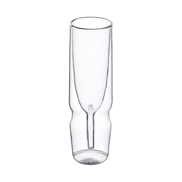 MASTERPRO MIXOLOGY 2 PIECE DOUBLE WALL FLUTE GLASS SET 19 CL