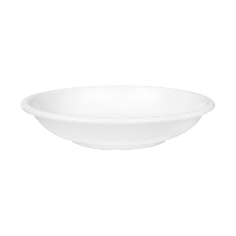 VERONA EFAY MELAMINE DEEP ROUND PLATTER 35 CM, WHITE COLOR