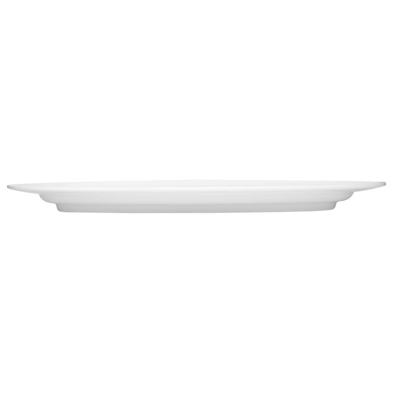 VERONA MELAMINE BIG OVAL PLATTER 60 CM, WHITE COLOR