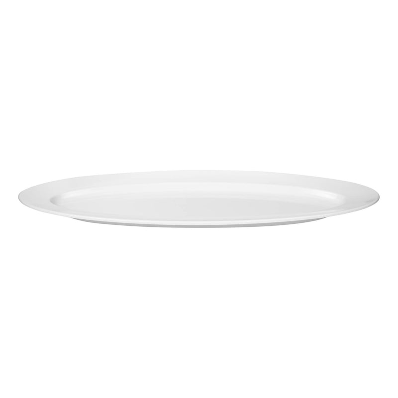 VERONA MELAMINE BIG OVAL PLATTER 60 CM, WHITE COLOR