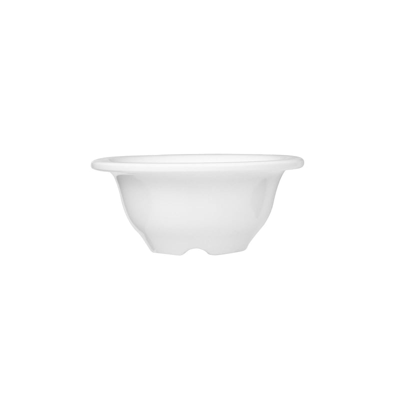 VERONA EFAY MELAMINE FOOTED BOWL 12 CM, WHITE COLOR