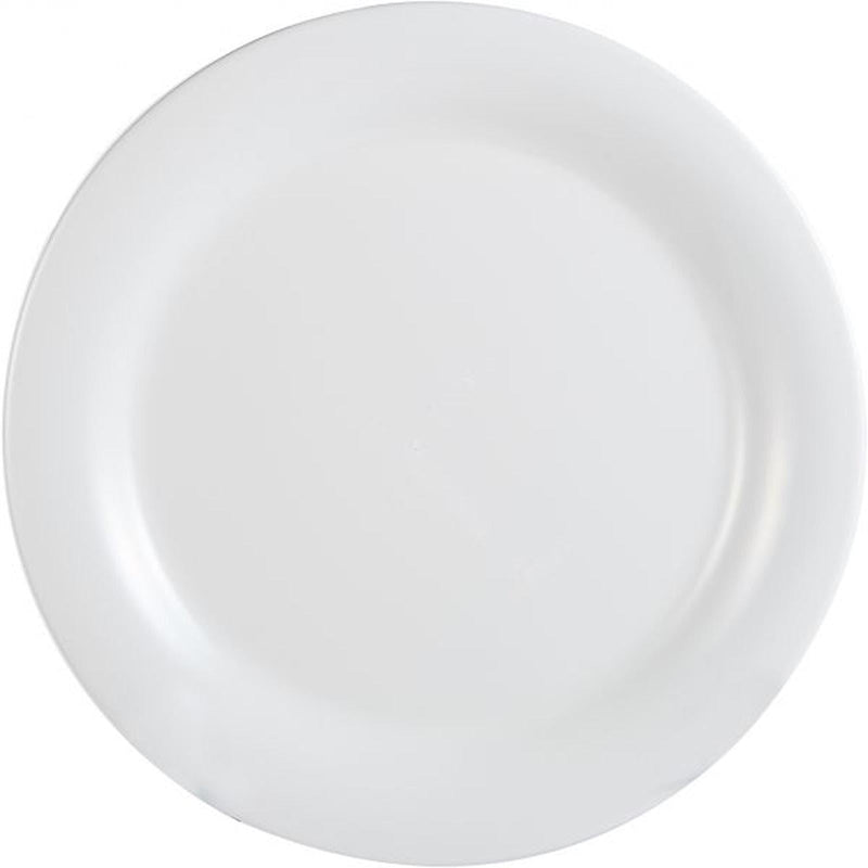 VERONA EFAY MELAMINE DINNER PLATE PLATE 27 CM, WHITE COLOR