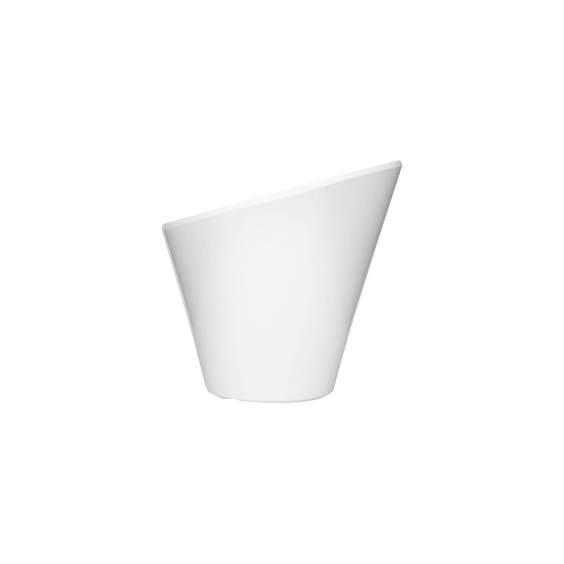 VERONA MELAMINE VELOCITY SLANTED BOWL 15 CM, WHITE COLOR