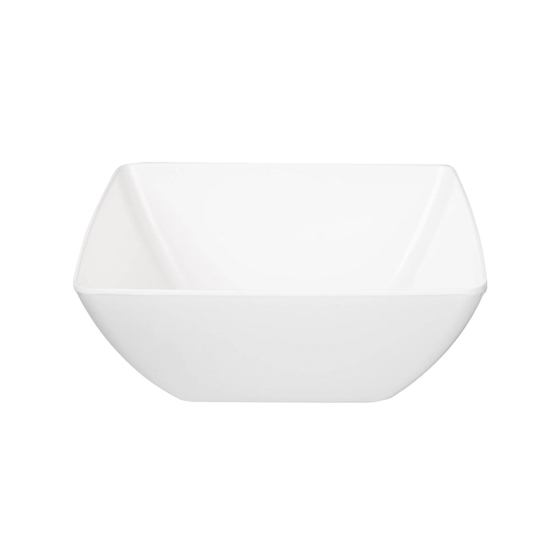 VERONA MELAMINE LULLABY CURVED BOWL 28 CM, WHITE COLOR