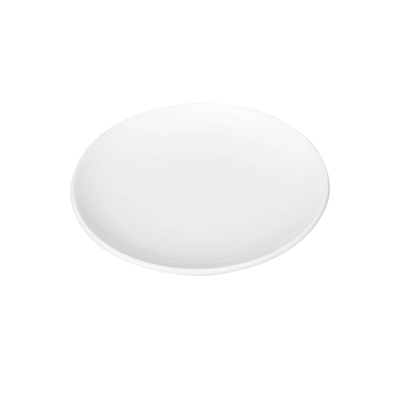 VERONA MELAMINE ECONOMIC DESSERT PLATE 19 CM, WHITE COLOR