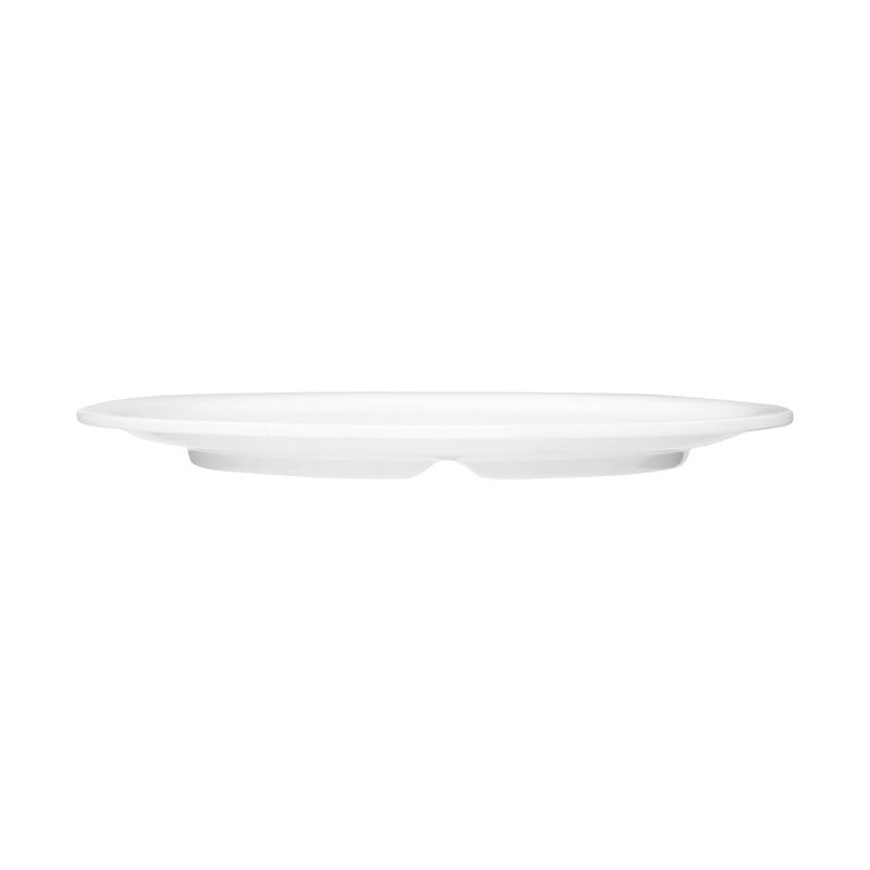 VERONA MELAMINE ECONOMIC DINNER PLATE 25 CM, WHITE COLOR