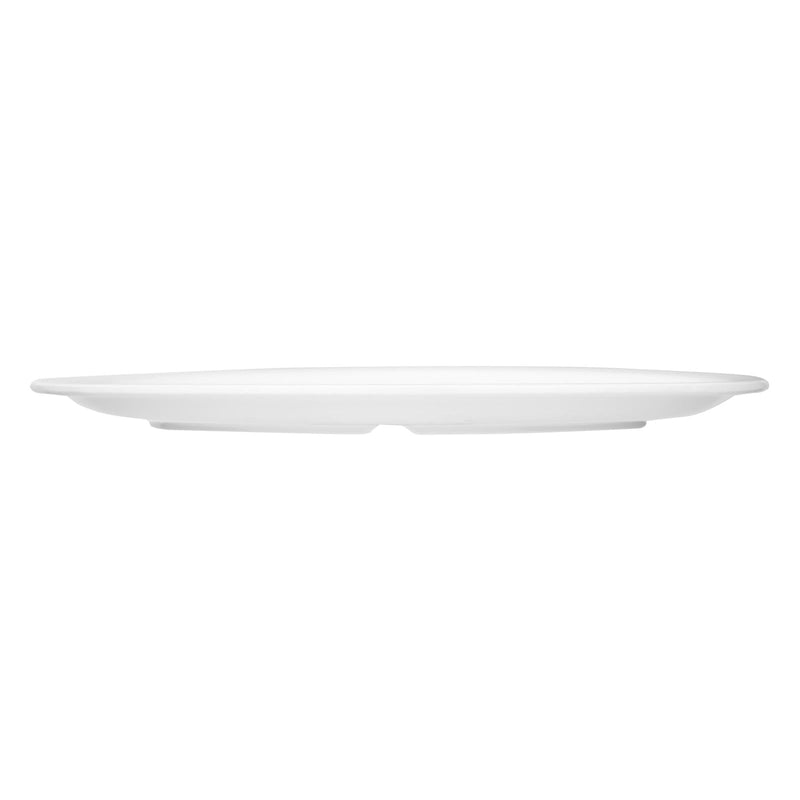 VERONA EFAY MELAMINE ECONOMIC OVAL PLATE PLATE 33 CM, WHITE COLOR