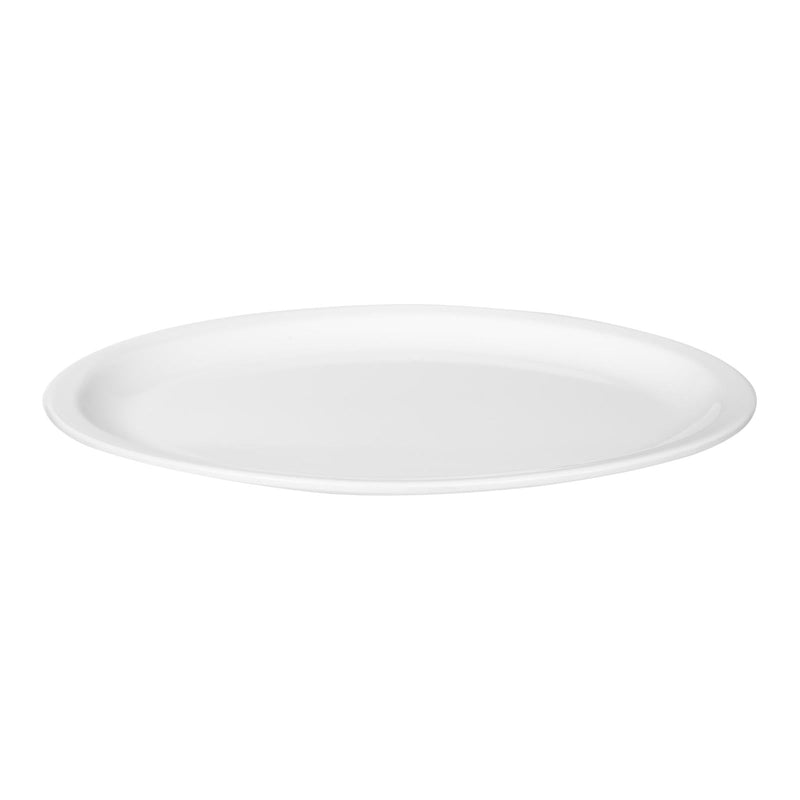 VERONA EFAY MELAMINE ECONOMIC OVAL PLATE PLATE 33 CM, WHITE COLOR