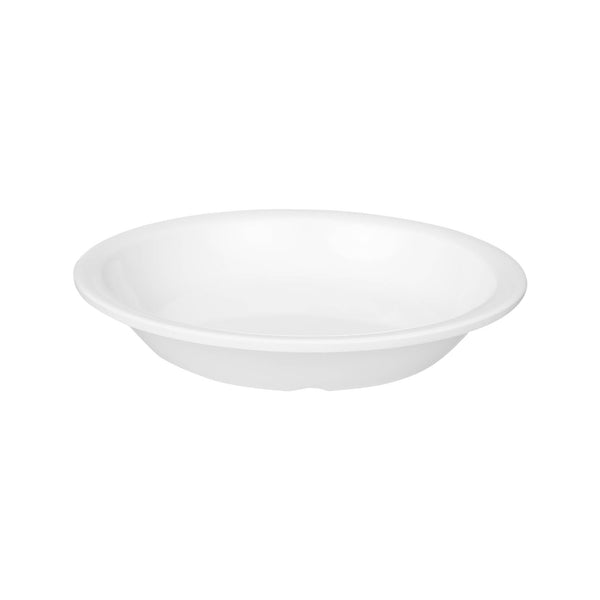 VERONA MELAMINE ECONOMIC SOUP PLATE 20 CM, WHITE COLOR