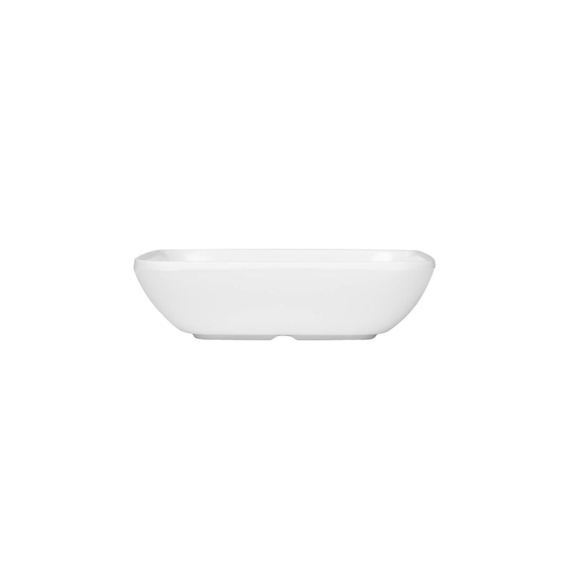 VERONA MELAMINE SQUARE SAUCE DISH 10 CM, WHITE COLOR