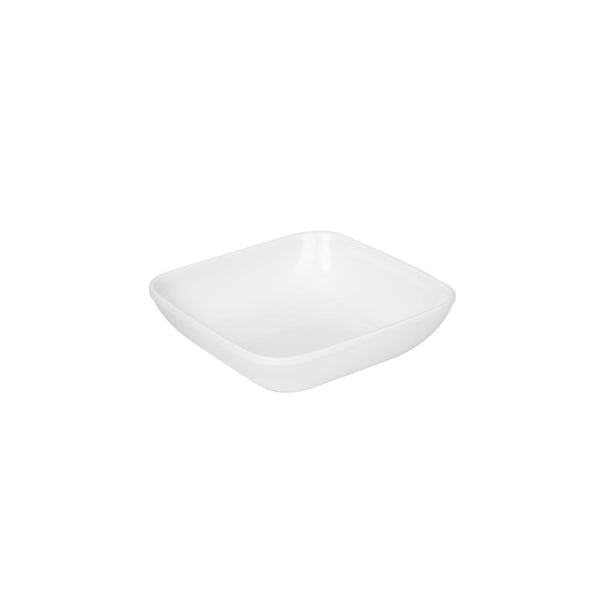 VERONA MELAMINE SQUARE SAUCE DISH 10 CM, WHITE COLOR