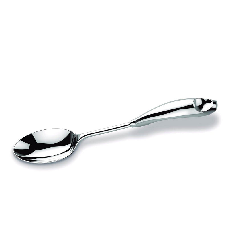 REGENT LUX STAINLESS STEEL SALAD SPOON, SILVER COLOR