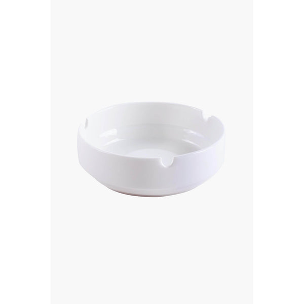 VERONA PORCELAIN ASHTRAY 10 CM, WHITE COLOR