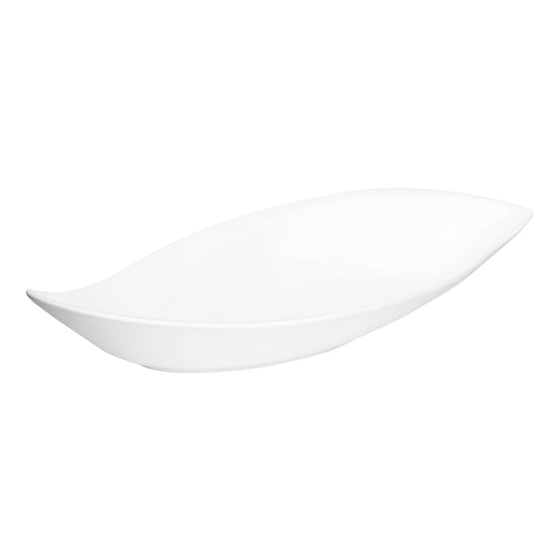 VERONA PORCELAIN LEAF BOWL 40 CM, WHITE COLOR