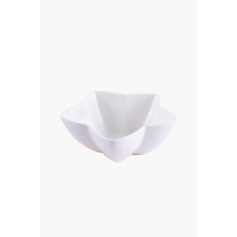 VERONA PORCELAIN STAR BOWL 20 CM, WHITE COLOR