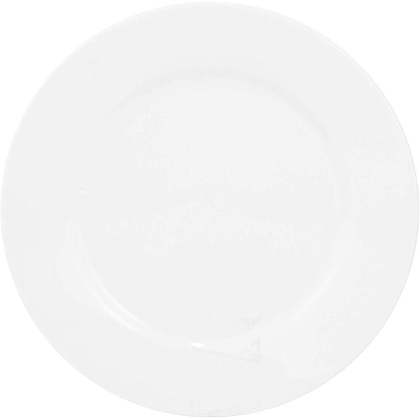 VERONA PORCELAIN 6 PIECE BREAD PLATE SET 6 INCH, WHITE COLOR