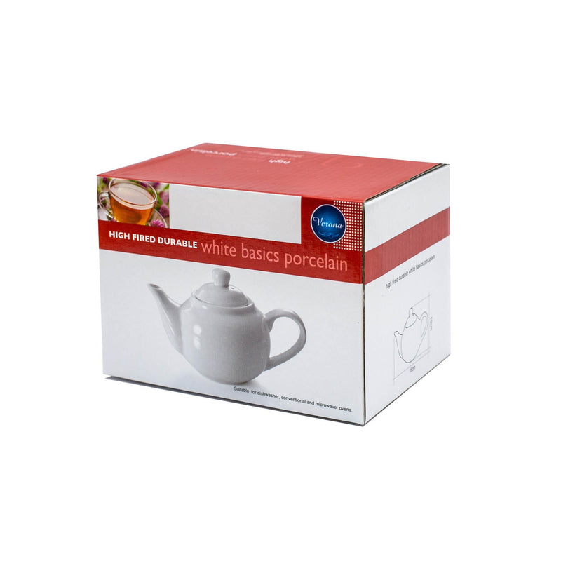 VERONA PORCELAIN TEA POT 0.35 LITER, WHITE COLOR