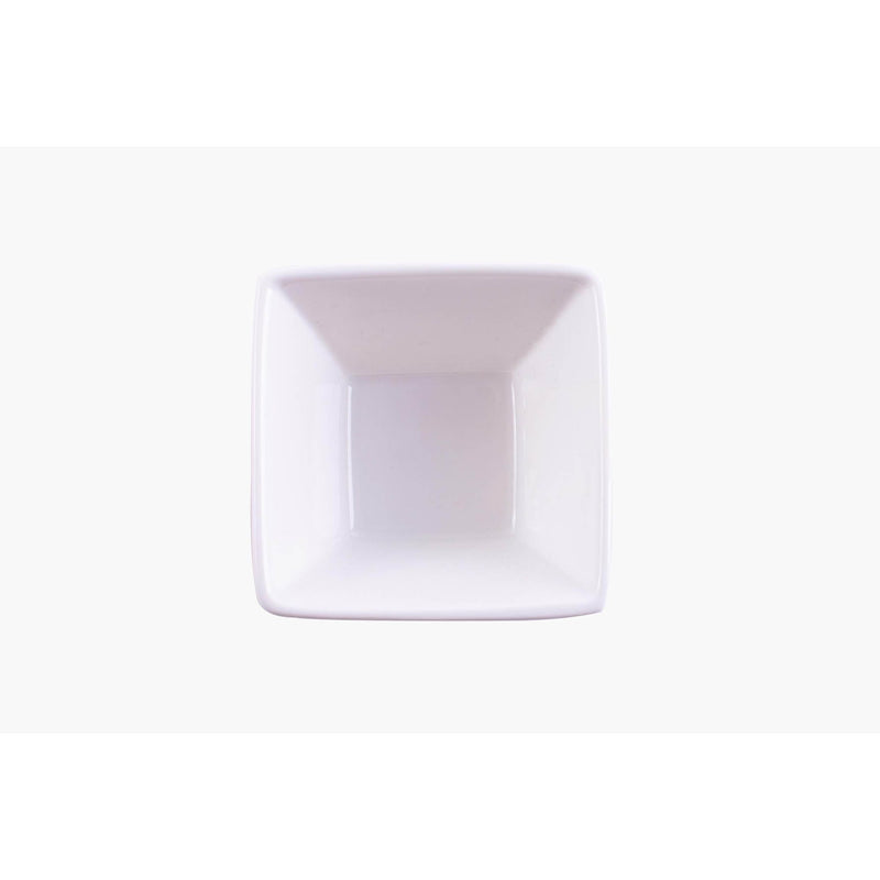 VERONA PORCELAIN 3 PIECE SQUARE DISH SET 7.5 CM, WHITE COLOR