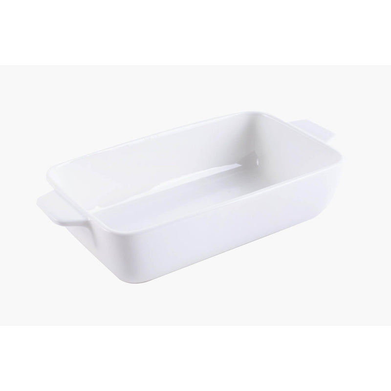 VERONA PORCELAIN EARED RECTANGLE BAKEWARE 23X11.5 CM, WHITE COLOR