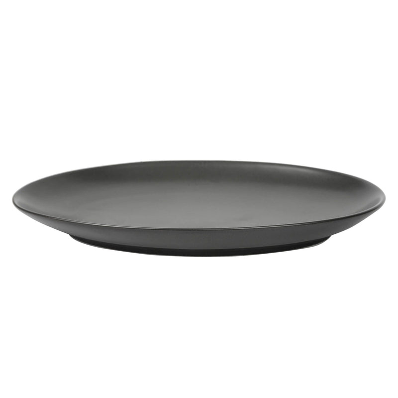 VERONA PORCELAIN DEEP OVAL PLATE 10 INCH, BLACK COLOR