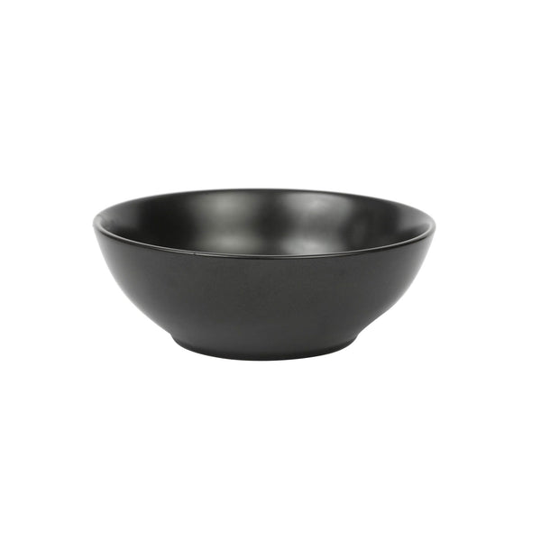 VERONA PORCELAIN ROUND BOWL 16.5 INCH, BLACK COLOR