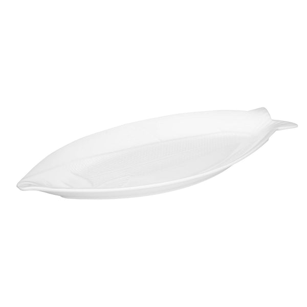 VERONA PORCELAIN FISH PLATE 50 CM, WHITE COLOR