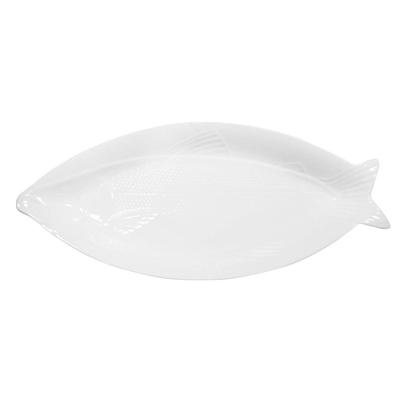 VERONA PORCELAIN FISH PLATE 50 CM, WHITE COLOR