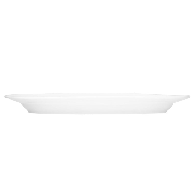 VERONA PORCELAIN DEEP OVAL PLATE 35 CM, WHITE COLOR