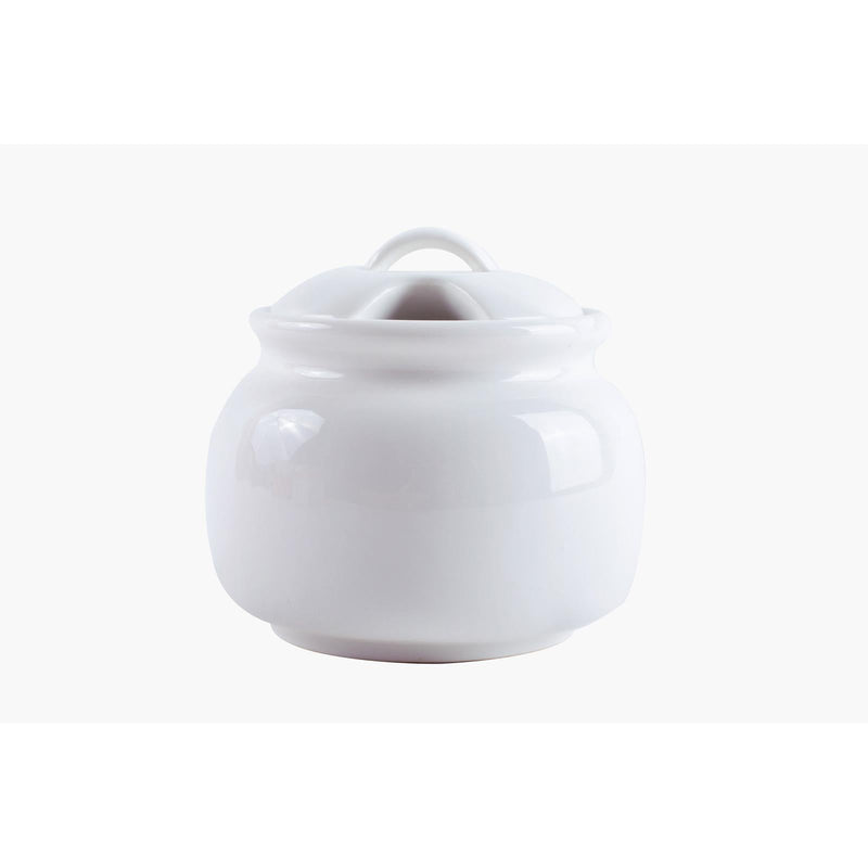 VERONA PORCELAIN SUGAR BOWL 9.5 CM, WHITE COLOR