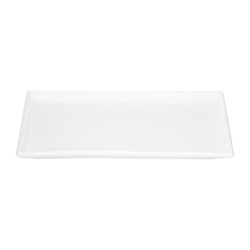 VERONA PORCELAIN RECTANGLE DISH 30X20.5 CM, WHITE COLOR