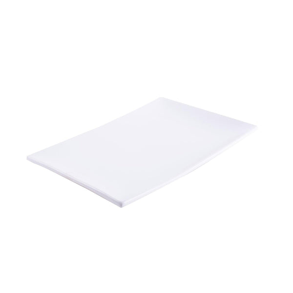 VERONA PORCELAIN RECTANGLE PLATTER 30X21 CM, WHITE COLOR