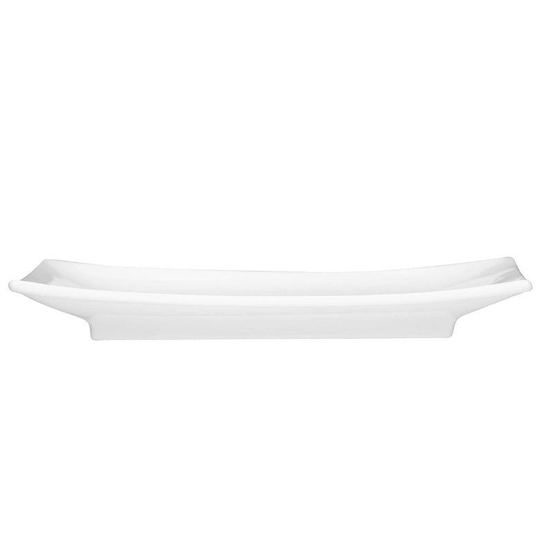 VERONA PORCELAIN RECTANGLE PLATTER 30X21 CM, WHITE COLOR