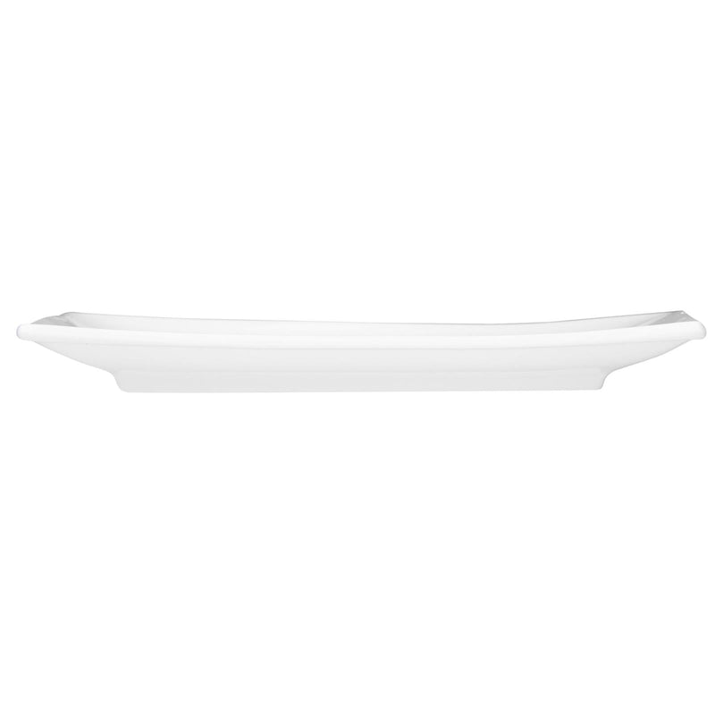 VERONA PORCELAIN RECTANGLE PLATTER 33X23.5 CM, WHITE COLOR