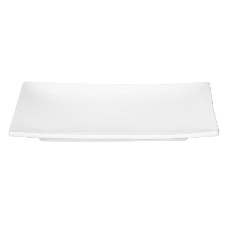 VERONA PORCELAIN RECTANGLE PLATTER 33X23.5 CM, WHITE COLOR