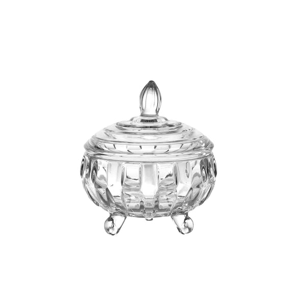 TALIONA PARIS GLASS CANDY DISH 18 CM, CLEAR