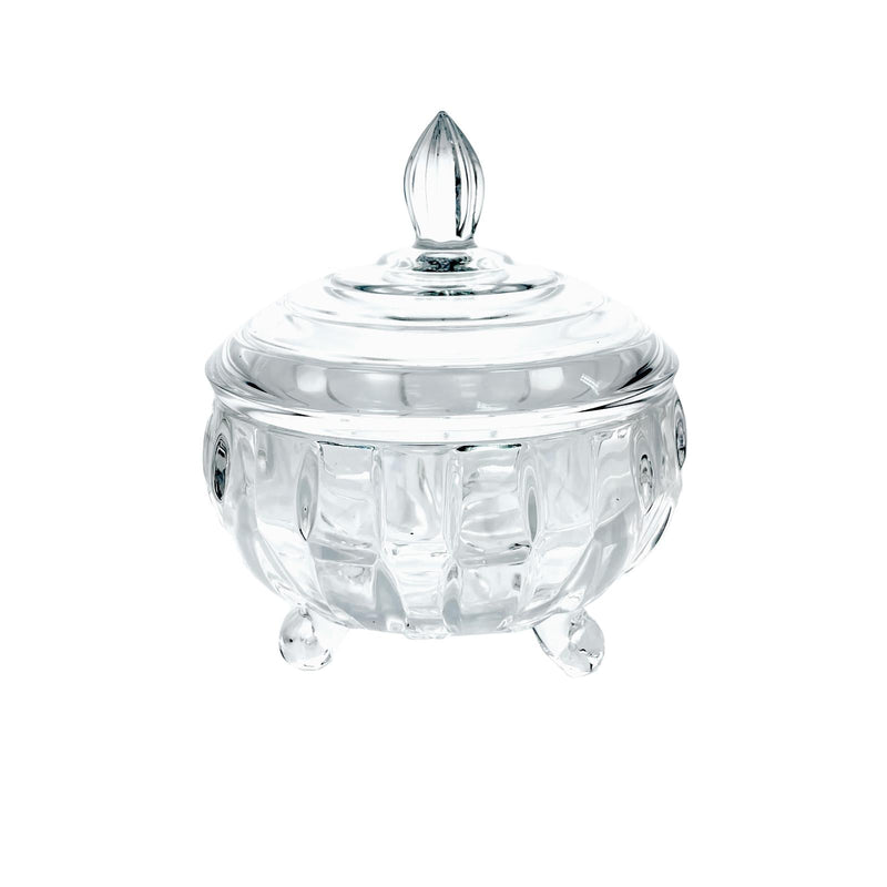 TALIONA PARIS GLASS CANDY DISH 11X12.5 CM, CLEAR