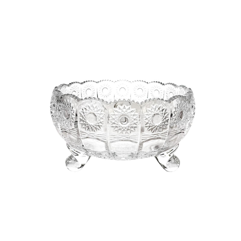 TALIONA PK GLASS FRUIT BOWL 24.5X13.5 CM, CLEAR