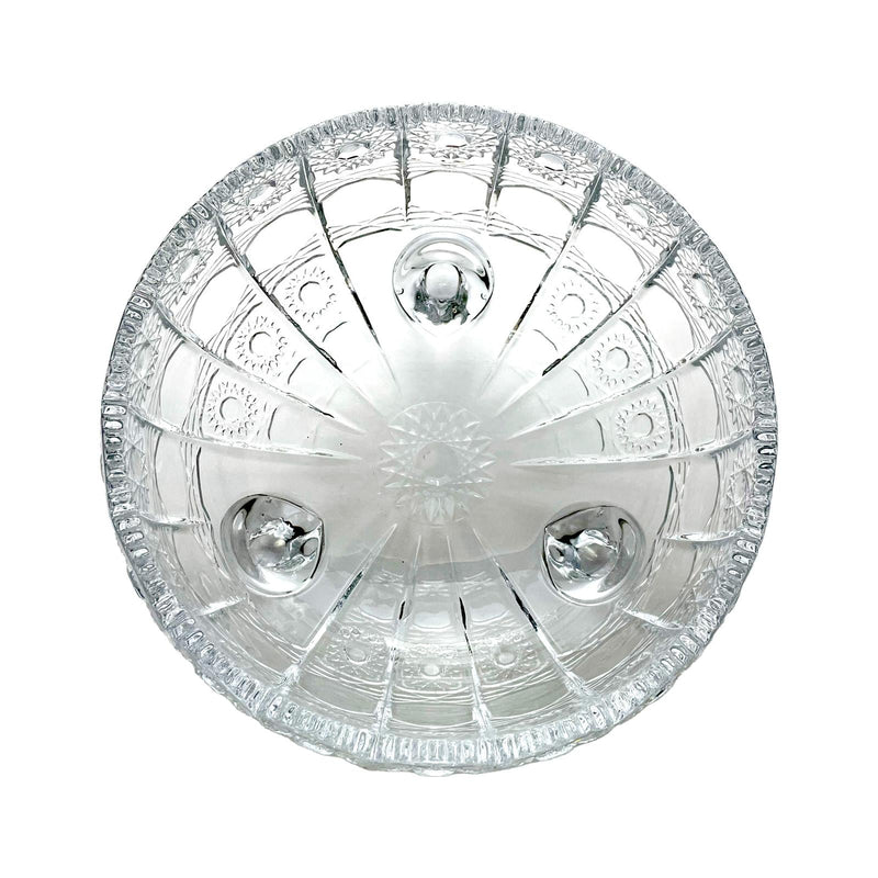 TALIONA PK GLASS FRUIT BOWL 24.5X13.5 CM, CLEAR